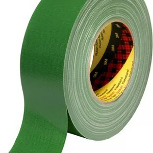 3M, Vävtejp Scotch Tape 389, 50 m, Bredd 50mm, Tjocklek 0.26 mm, Grön PE-belagd Lägg i varukorgen